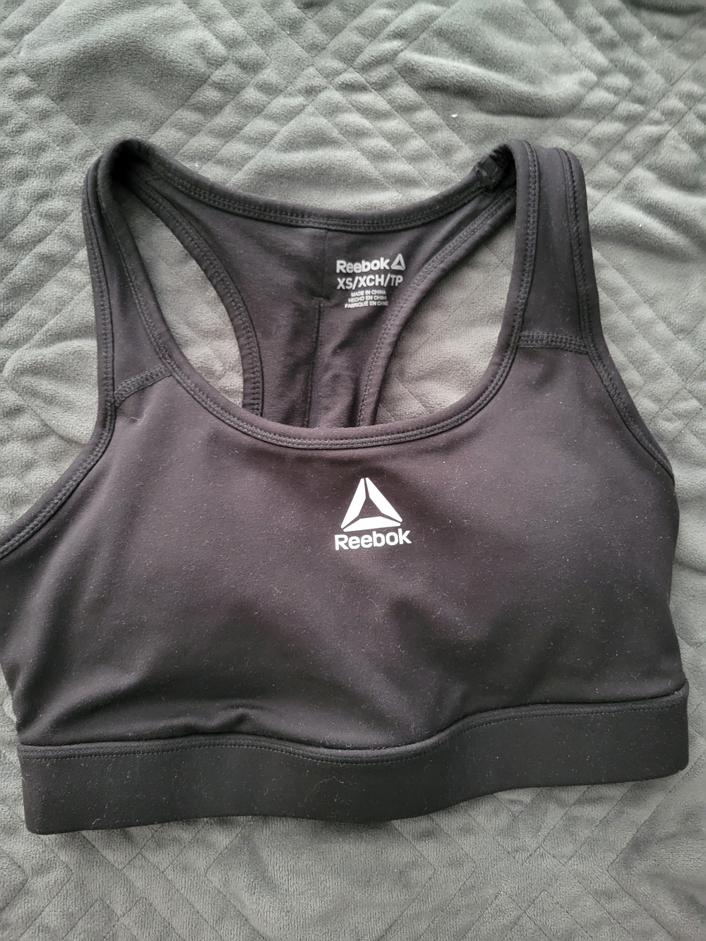 Reebok Women's Black XS Support Sports Bra
